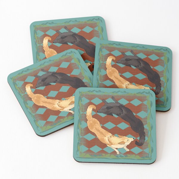 Item preview, Song Dog Dance (Square) designed and sold by Old Water Cryptid .