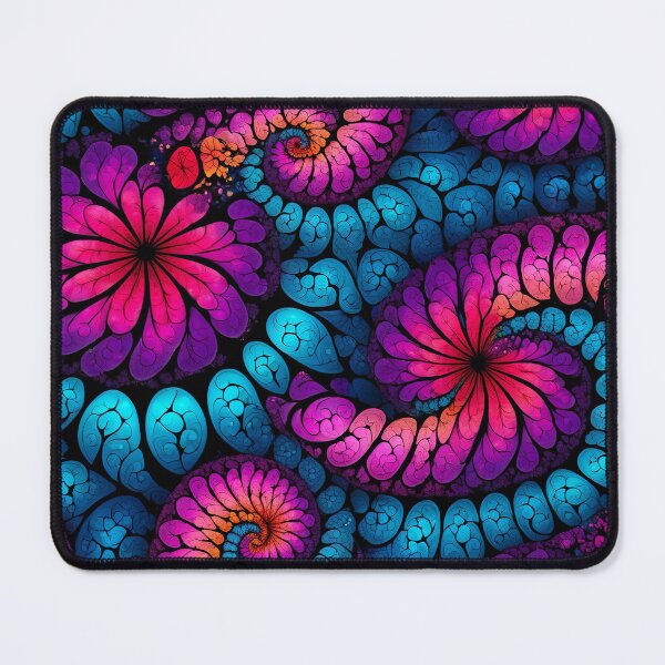 Item preview, Fractal Flowers | Kaleidoscopic Flowers | Floral Pattern designed and sold by OrganicLights.