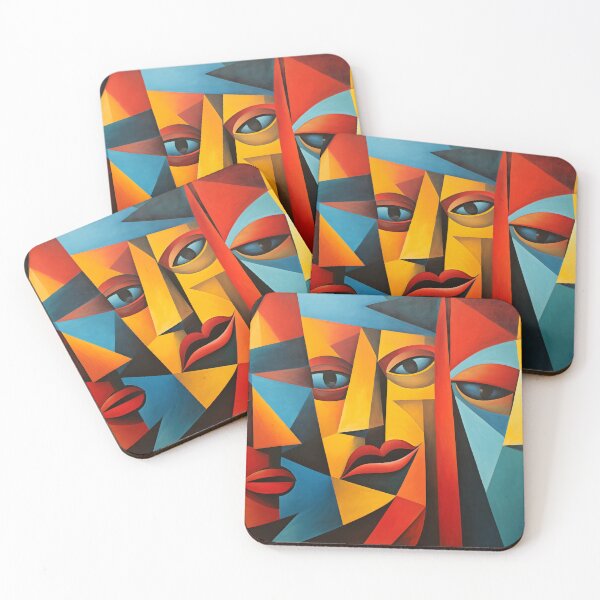 Item preview, Cubist Faces: The Complexity of Expression designed and sold by pooshda.