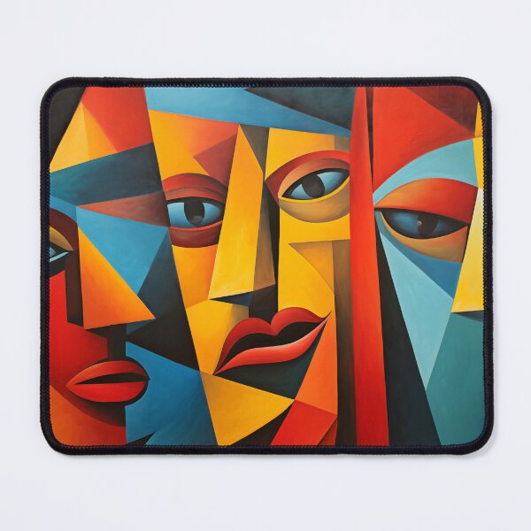 Item preview, Cubist Faces: The Complexity of Expression designed and sold by pooshda.