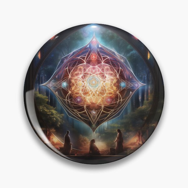 Artikelvorschau, DMT-Kunst ... Heiliger Raum entworfen und verkauft von TheGlassPortal.