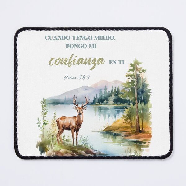 Item preview, "Quand j’ai peur, je mets ma confiance en toi." Salmos 56:3 designed and sold by Kishaprints.