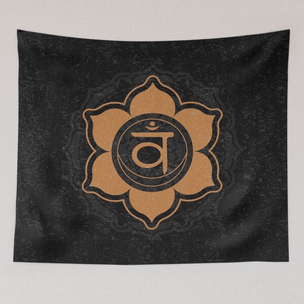 Item preview, Sacral Chakra Mandala - Coal + Rust designed and sold by Irene Estelle.