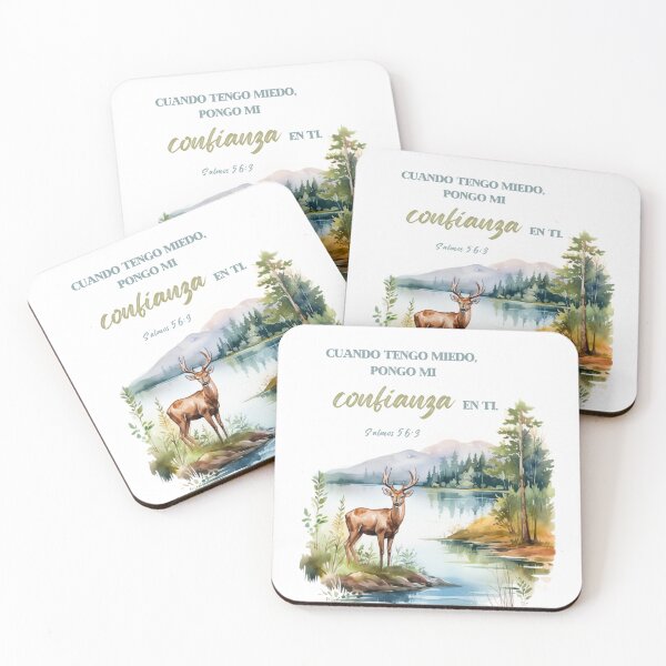 Item preview, "Quand j’ai peur, je mets ma confiance en toi." Salmos 56:3 designed and sold by Kishaprints.