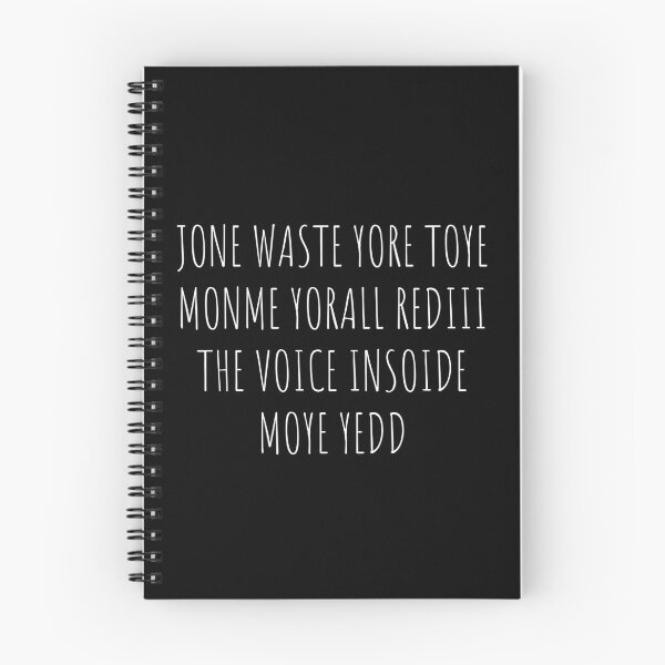 Item preview, Don't Waste Your Time On Me You're Already The Voice Inside Jone Waste Yore Toye Monme Yorall Rediii designed and sold by HosvPrint .s.