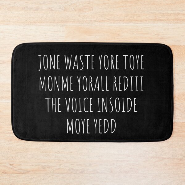 Item preview, Don't Waste Your Time On Me You're Already The Voice Inside Jone Waste Yore Toye Monme Yorall Rediii designed and sold by HosvPrint .s.