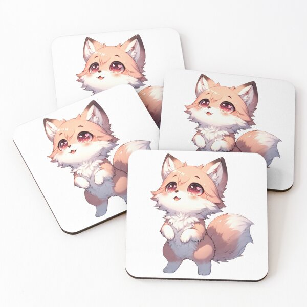 Item preview, Cute Manga Baby Fox with loving gaze designed and sold by Blessinger77.