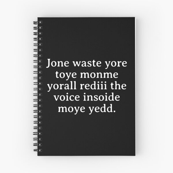 Item preview, Don't Waste Your Time On Me You're Already The Voice Inside Jone Waste Yore Toye Monme Yorall Rediii designed and sold by HosvPrint .s.