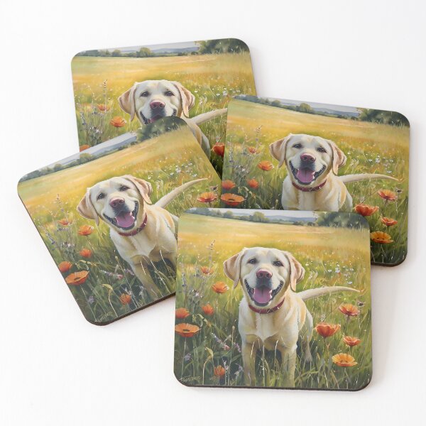 Item preview, Labrador Retriever In A Sunlit Meadow  designed and sold by VividDreamz.