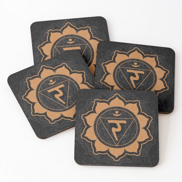 Item preview, Solar Plexus Chakra Mandala - Coal + Rust designed and sold by Irene Estelle.