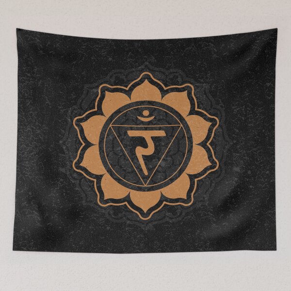 Item preview, Solar Plexus Chakra Mandala - Coal + Rust designed and sold by Irene Estelle.