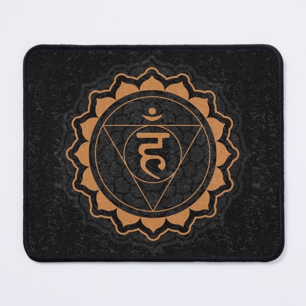Item preview, Throat Chakra Mandala - Coal + Rust designed and sold by Irene Estelle.