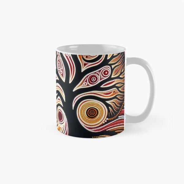 Item preview, Australian Inspired Dot Art Print (Tree) designed and sold by PinUpPizzazz.