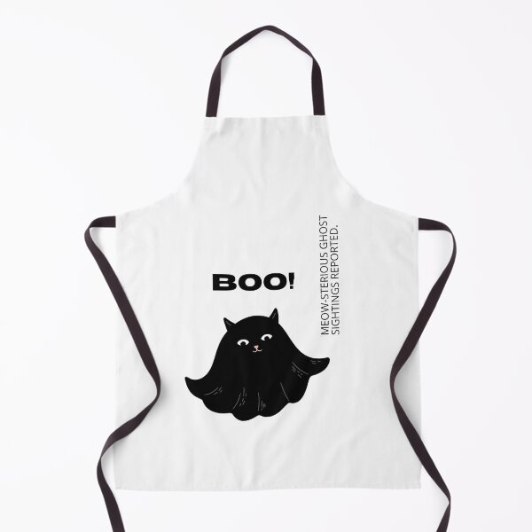 Item preview, Boo! Meow-sterious ghost sightings reported | Halloween Design designed and sold by RM-Journey.
