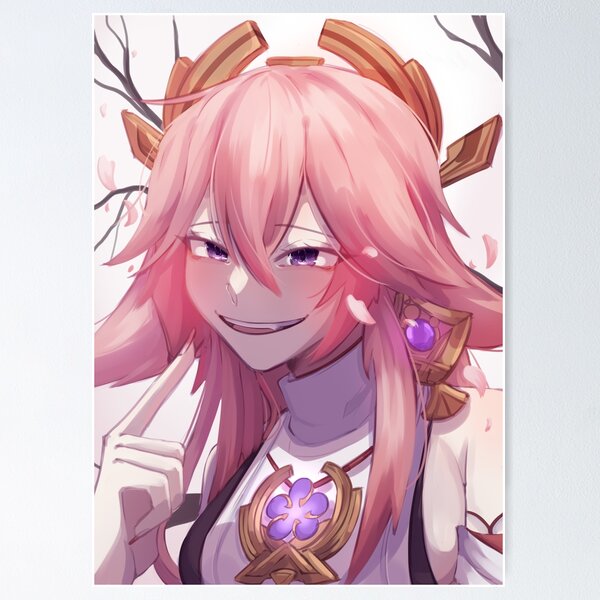 Yae Miko - Genshin Impact Poster