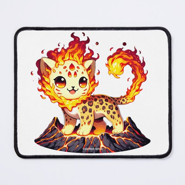 Item preview, legendary animals - Lava Leopard designed and sold by perfect-radius.