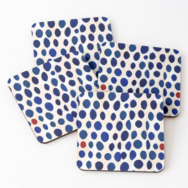 Item preview, Blue Dots and very few Red Dots - Seamless Pattern designed and sold by Chubuter.