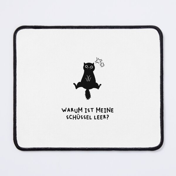 Item preview, Warum ist meine Schüssel leer?  | Cat Illustration Design designed and sold by RM-Journey.