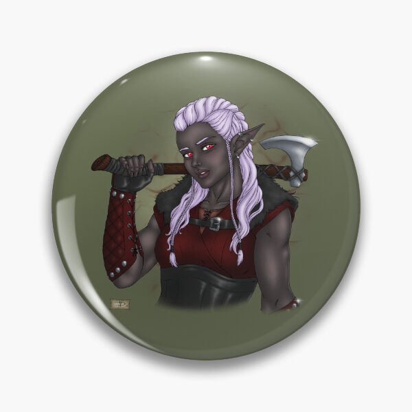 Item preview, Dark Elf Warrior (Red & Black) designed and sold by DavidNeffArt.