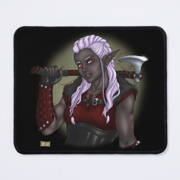 Item preview, Dark Elf Warrior (Red & Black) designed and sold by DavidNeffArt.