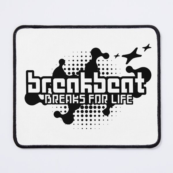 Item preview, BREAKBEAT - Breaks For Life Y2K (Black) designed and sold by Discothreadz.