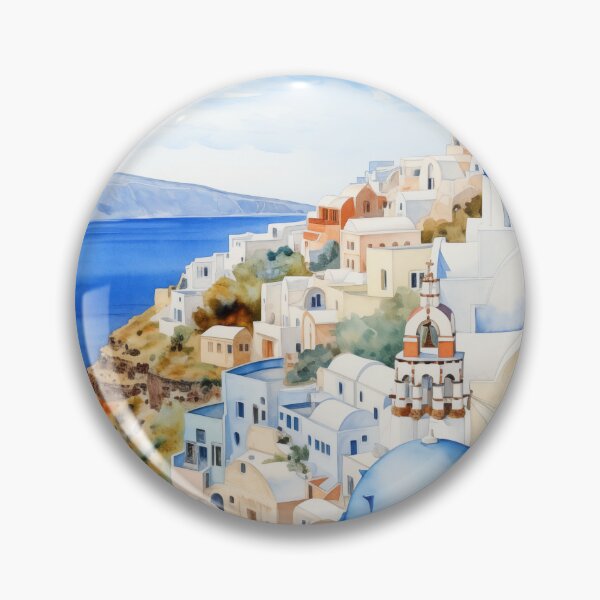 Item preview, Santorini Serenity: Dreams in Greece #1 designed and sold by Anuchartl.