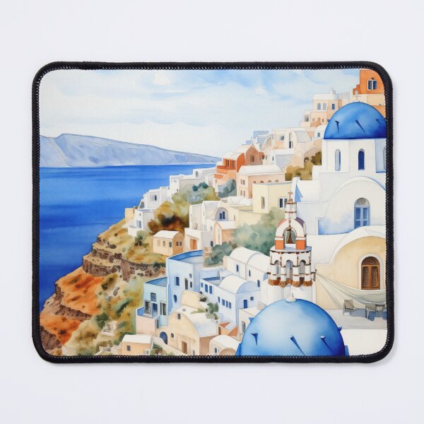 Item preview, Santorini Serenity: Dreams in Greece #1 designed and sold by Anuchartl.