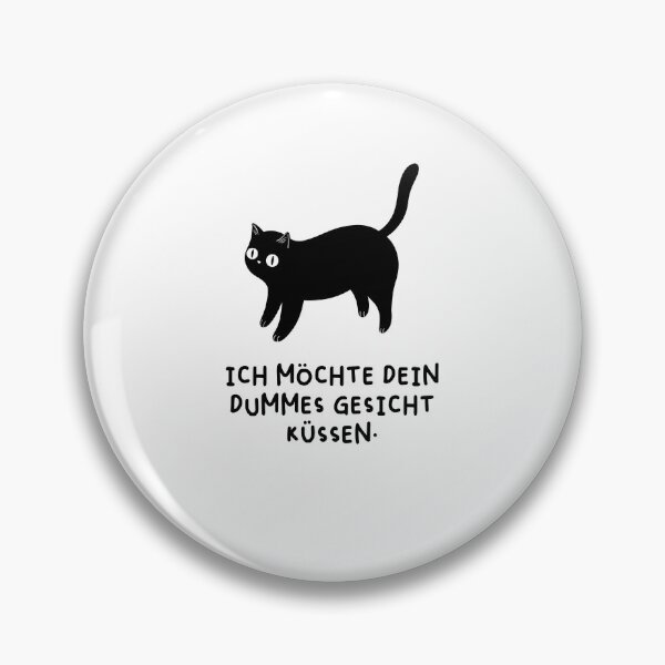 Item preview, Ich möchte dein dummes Gesicht küssen | Playful Affection - Cat Illustration Design designed and sold by RM-Journey.