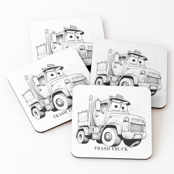Item preview, Garbage trucks beautiful designed and sold by tounm.