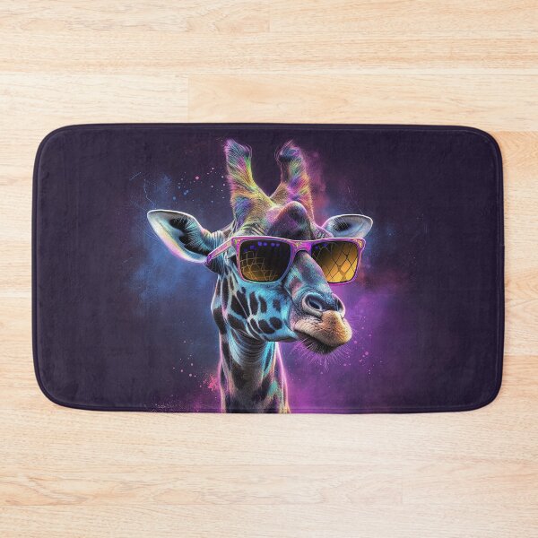 Item preview, Colourful/Colorful giraffe with sunglasses 01 designed and sold by Batch-C91.