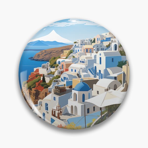 Item preview, Santorini Serenity: Dreams in Greece #3 designed and sold by Anuchartl.