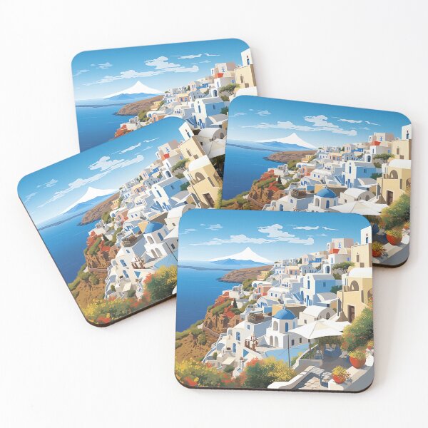 Item preview, Santorini Serenity: Dreams in Greece #3 designed and sold by Anuchartl.