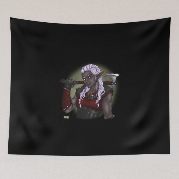 Item preview, Dark Elf Warrior (Red & Black) designed and sold by DavidNeffArt.