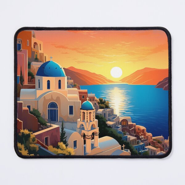Item preview, Santorini Serenity: Dreams in Greece #4 designed and sold by Anuchartl.