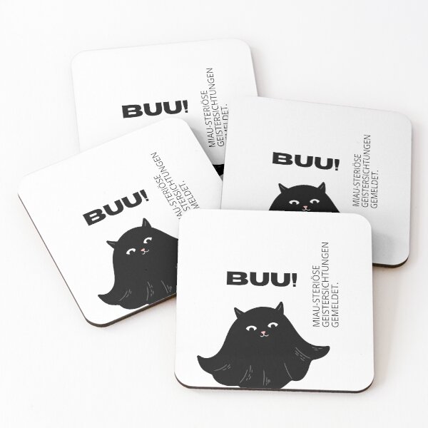 Item preview, ¡Buu! Miau-steriöse Geistersichtungen gemeldet | Diseño de Halloween designed and sold by RM-Journey.