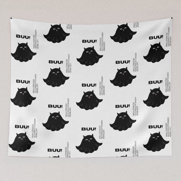 Item preview, Buu! Miau-steriöse Geistersichtungen gemeldet | Halloween Design designed and sold by RM-Journey.