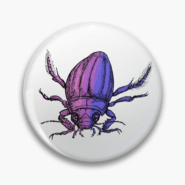 Item preview, Bisexual Flag Predaceous Diving Beetle designed and sold by pillarsalt.