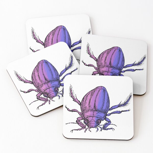 Item preview, Bisexual Flag Predaceous Diving Beetle designed and sold by pillarsalt.