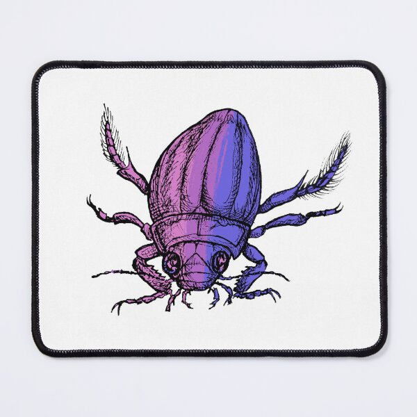 Item preview, Bisexual Flag Predaceous Diving Beetle designed and sold by pillarsalt.