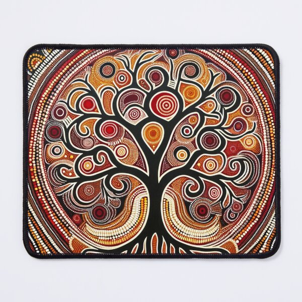 Item preview, Australian Style Dot Art Print (Tree) designed and sold by PinUpPizzazz.