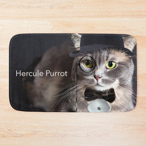 Item preview, Hercule Purrot designed and sold by FunandWhimsy.