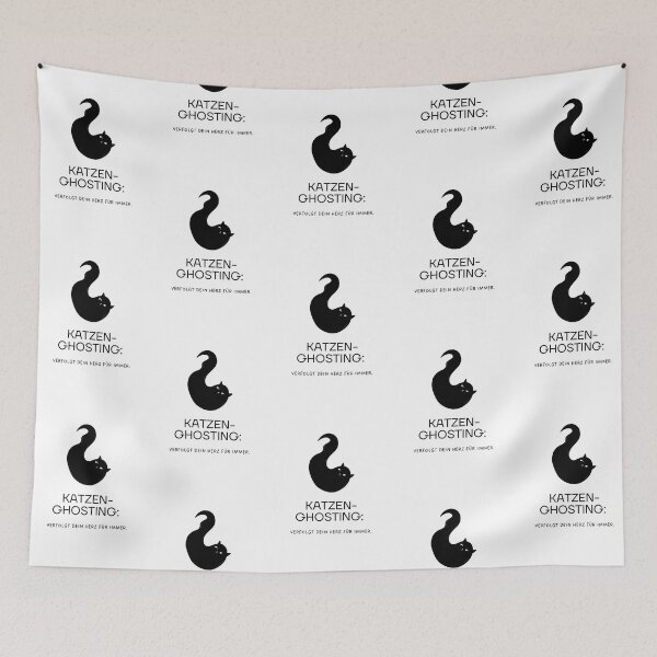Item preview, Katzen-Ghosting: Verfolgt dein Herz für immer - Heartfelt Design designed and sold by RM-Journey.