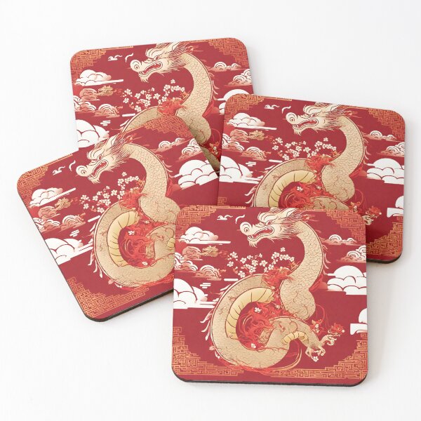 Item preview, Chinese New Year Red Dragon Lunar Year Prosperity envelope  designed and sold by CyberArtistOne.