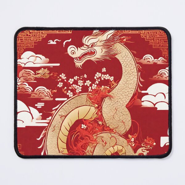 Item preview, Chinese New Year Red Dragon Lunar Year Prosperity envelope designed and sold by CyberArtistOne.