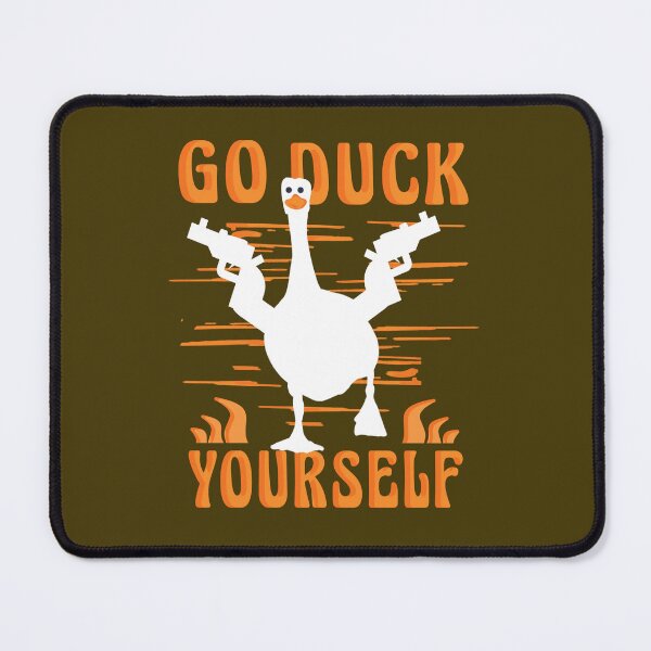 Item preview, Go fuck yourself orange white duck designed and sold by vibeno1.