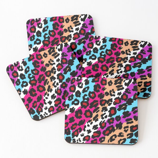 Item preview, Neon Jungle Whimsy: Vivid Leopard Print designed and sold by TeeTown Treasure.