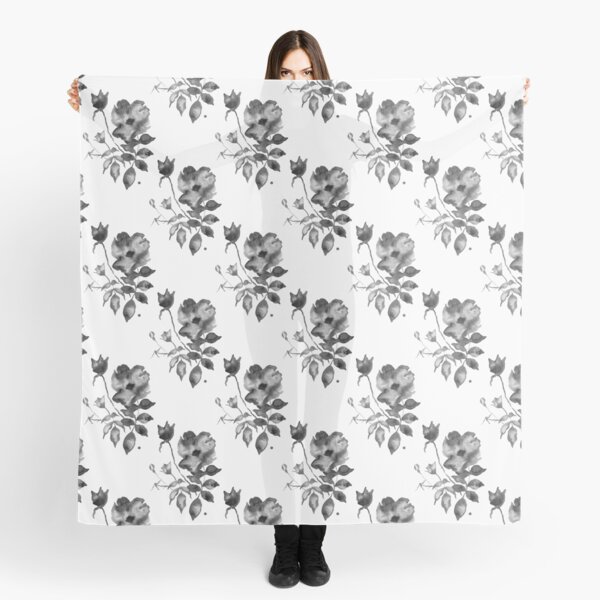 Claire –  Black & White Scarf