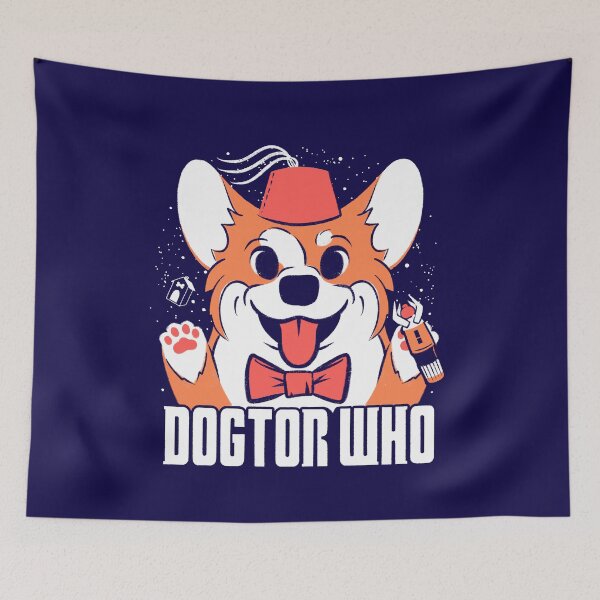 Item preview, Funny Corgi Geeky Retro TV Dog for SciFi Fans designed and sold by abowersock.