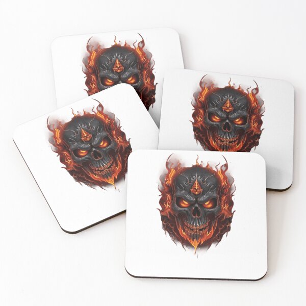 Item preview, Blazing Skull designed and sold by QMW Arts.