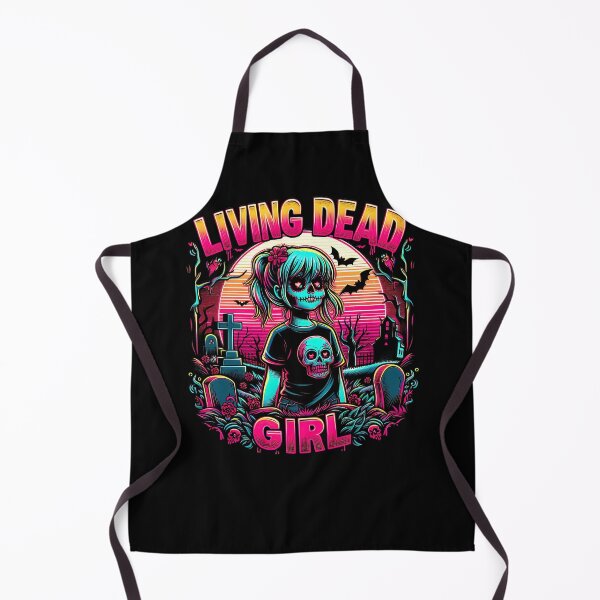 Item preview, Living Dead Girl Goth Halloween Cemetery Horror Fan Graphic designed and sold by SpookshowDesign.